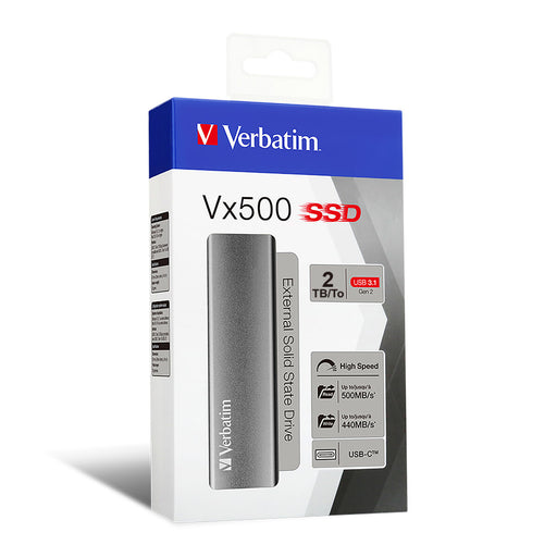 External Hard Drive Verbatim VX500 2 TB SSD