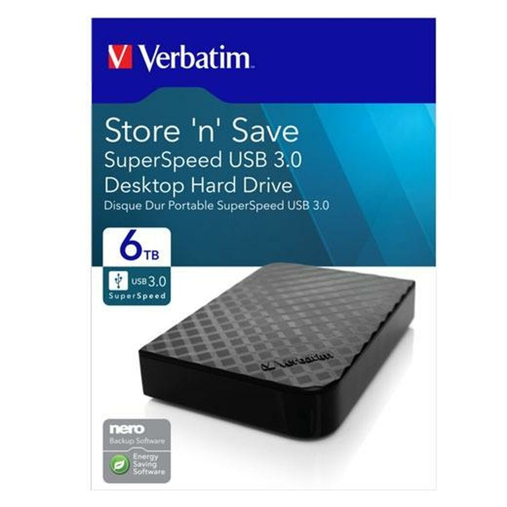 External Hard Drive Verbatim Store 'n' Save 6 TB