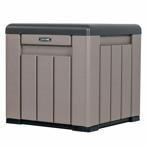 Storage Box with Lid Lifetime Grey 51,2 x 51,2 x 50,8 cm