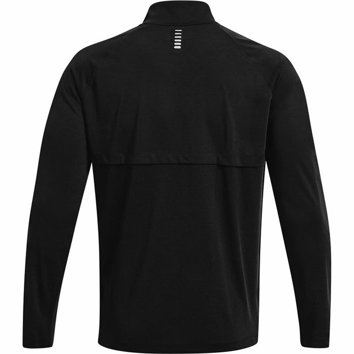 Men’s Long Sleeve T-Shirt Under Armour STR Zip Black