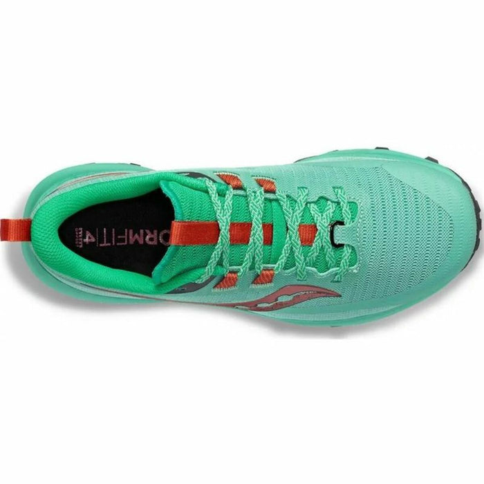 Running Shoes for Adults Saucony Peregrine 13 Green Lady