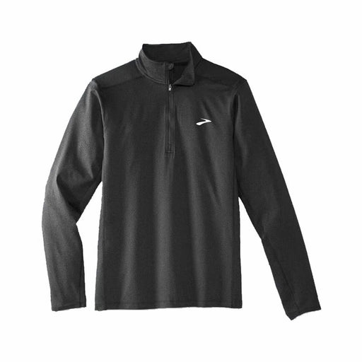 Men’s Long Sleeve T-Shirt Brooks Dash 1/2 Zip 2.0 Black
