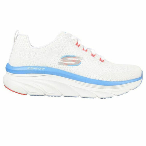 Zapatillas de Running para Adultos Skechers  D'Lux Walker Blanco Mujer