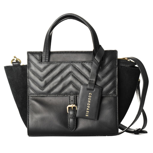 Women's Handbag Cosmoparis SAC-MEYA2-WW Black 19,5 x 17 x 9 cm