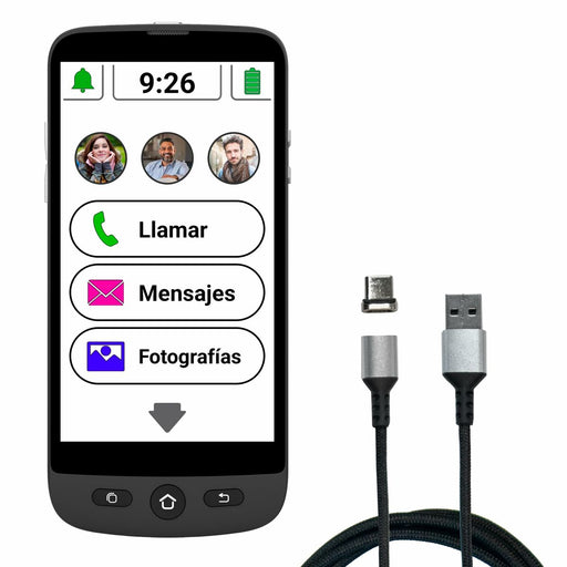 Smartphone Swiss Voice S510-M 5" 2 GB RAM 16 GB Black
