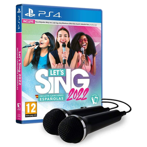 PlayStation 4 Video Game KOCH MEDIA Lets Sing 2022 + Micros