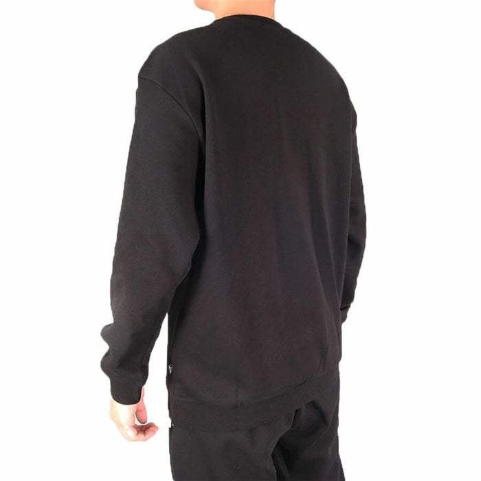 Men’s Sweatshirt without Hood Puma Repeat Graphic  Black