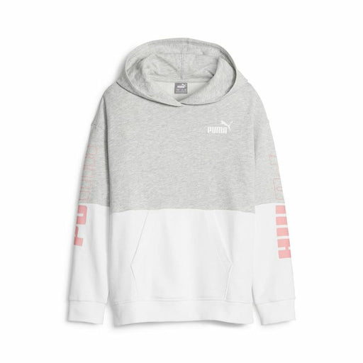 Children’s Sweatshirt Puma Power Colorblock Grey