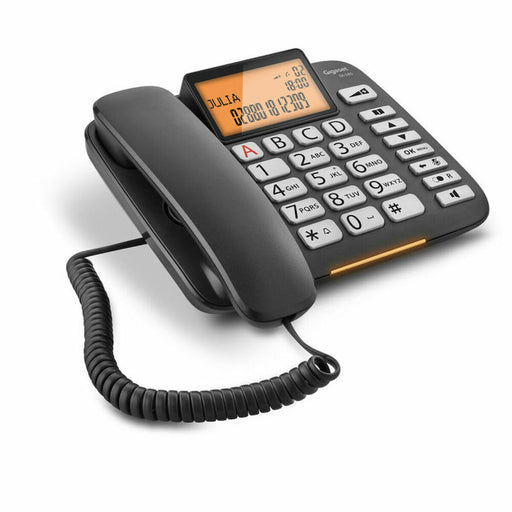 Teléfono Fijo Gigaset DL 580 Negro