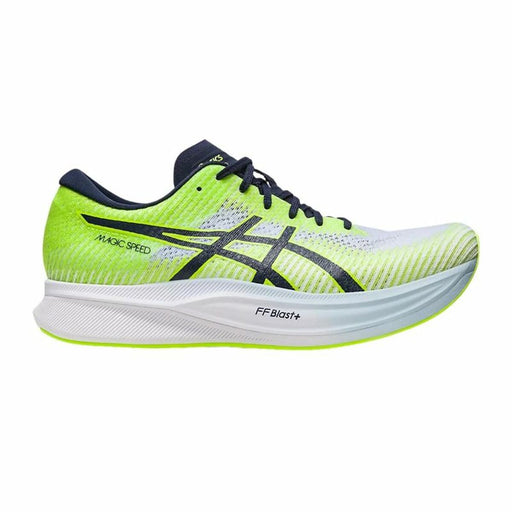 Chaussures de Running pour Adultes Asics Magic Speed 2 Vert citron Homme