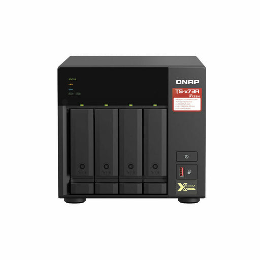 NAS Network Storage Qnap TS-473A-8G Black AM4 Socket: AMD Ryzen™ AMD Ryzen V1500B