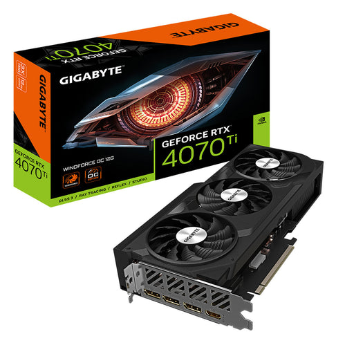 Tarjeta Gráfica Gigabyte GeForce RTX 4070 Ti WINDFORCE OC 12 GB GDDR6 GeForce RTX 4070 Ti