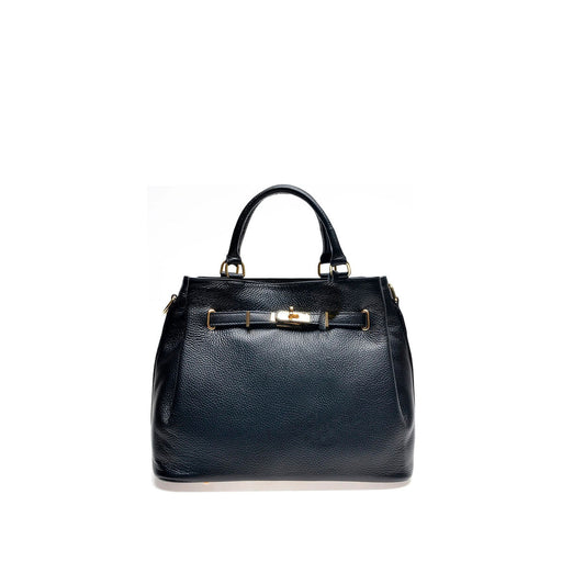 Women's Handbag Anna Luchini SS22-AL-1762-NERO Black 36 x 29 x 17 cm