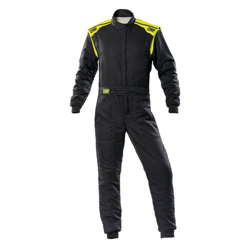 Racing jumpsuit OMP FIRST-S Black/Yellow 54