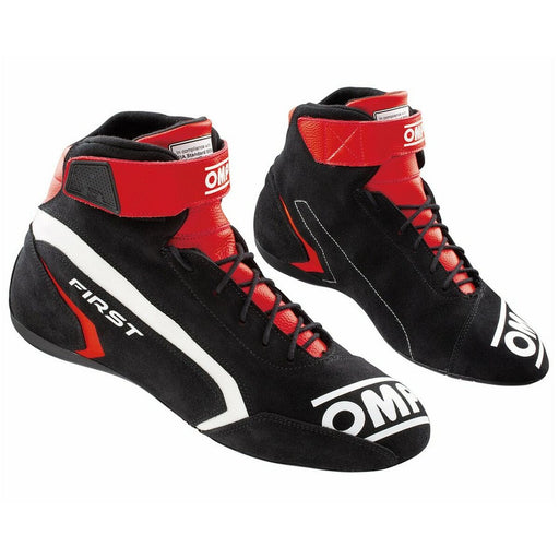Racing Ankle Boots OMP FIRST Black/Red 42