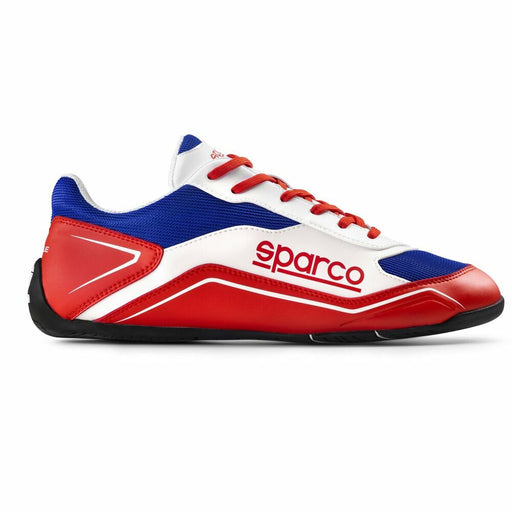 Racing Ankle Boots Sparco S-POLE Blue White Red 45