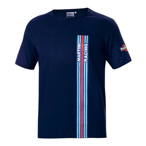Short Sleeve T-Shirt Sparco Martini Racing (XS) Navy Blue