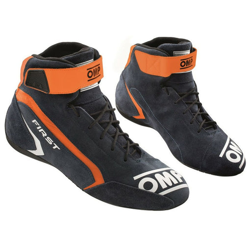 Racing Ankle Boots OMP FIRST Blue Orange 41