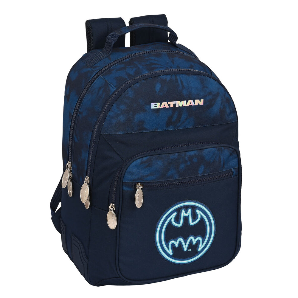 School Bag Batman Legendary Navy Blue 32 x 42 x 15 cm