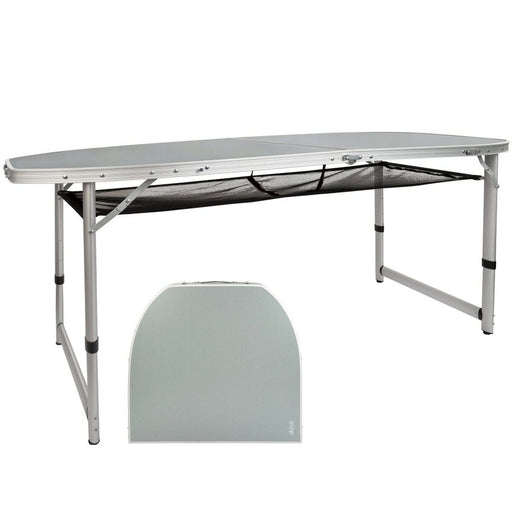 Folding Table Aktive 149 x 71,5 x 80 cm Foldable Camping