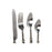Cutlery DKD Home Decor Black Silver Resin Stainless steel 4,5 x 1,5 x 22 cm 16 Pieces