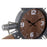 Wall Clock Home ESPRIT Brown Black Metal MDF Wood Vintage 121 x 7 x 106 cm