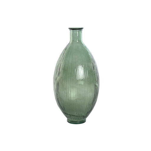 Vase Home ESPRIT Green Recycled glass 30 x 30 x 59 cm