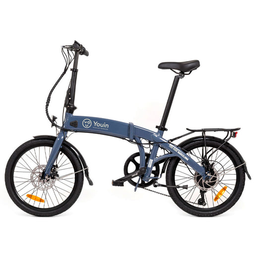 Bicicleta Eléctrica Youin You-Ride Barcelona 9600 mAh Gris Azul 20" 250 W 25 km/h