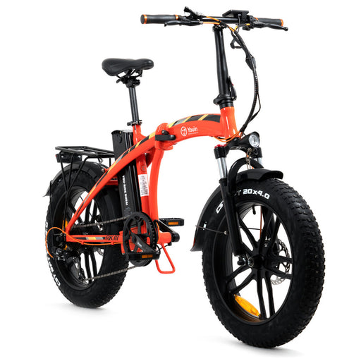 Bicicleta Eléctrica Youin You-Ride Dubai 20" 250W 10000 MAH Naranja 25 km/h 20" 250 W