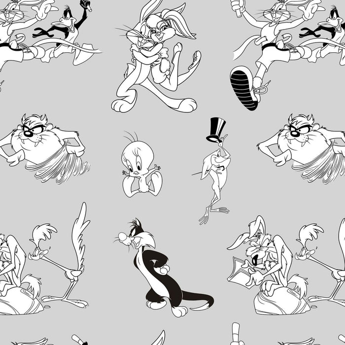 Nordic cover Looney Tunes Looney BN White black 220 x 220 cm