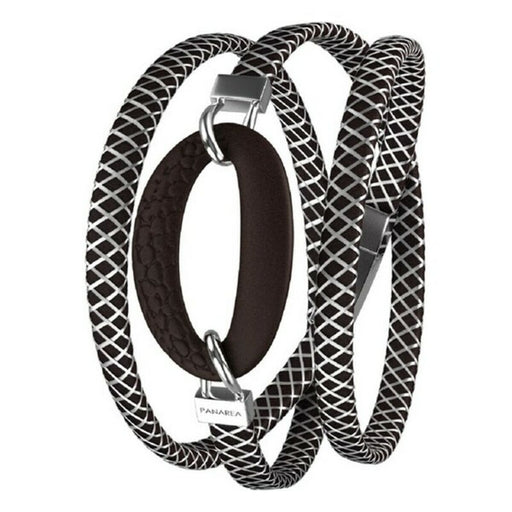 Ladies'Bracelet Panarea BM1N21 Black Silver (59 cm)