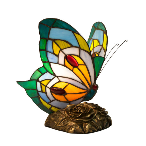 Desk lamp Viro Mariposa Multicolour Zinc 60 W 23 x 28 x 23 cm Butterfly