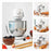 Mixeur/mélangeur de pâte Cecotec Twist&Fusion 4000 Luxury White 800 W