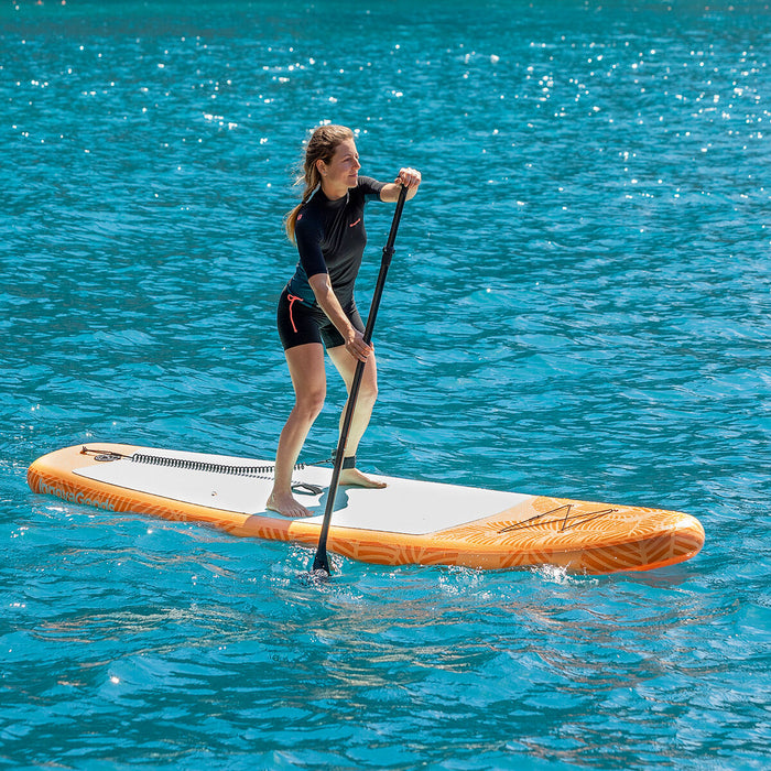 2-in-1 Inflatable Paddle Surf Board with Seat and Accessories Siros InnovaGoods 10'5" 320 cm