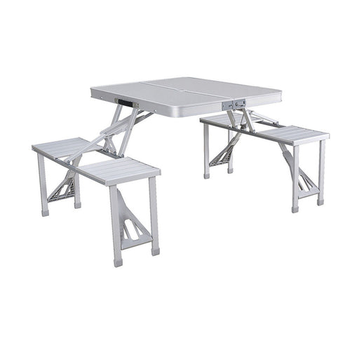 Picnic table Marbueno Aluminium Grey 136 x 67 x 85 cm