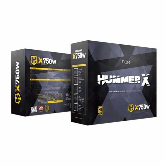 Gaming Power Supply Nox Hummer X750W 750 W 80 Plus Gold