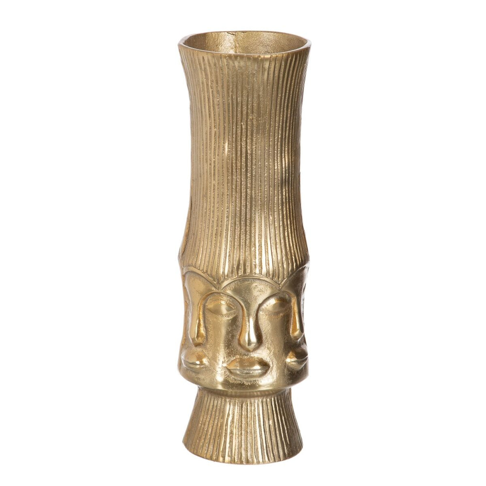 Vase Golden Metal 15 x 15 x 46 cm