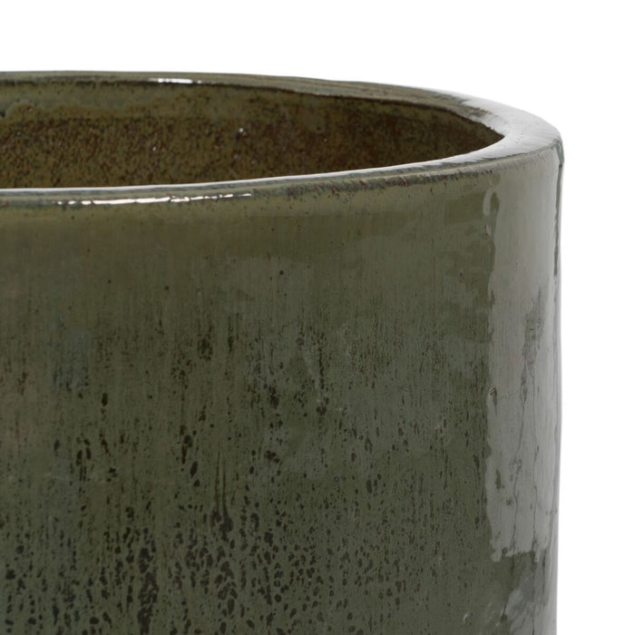 Vase 52 x 52 x 80 cm Green Ceramic (2 Units)
