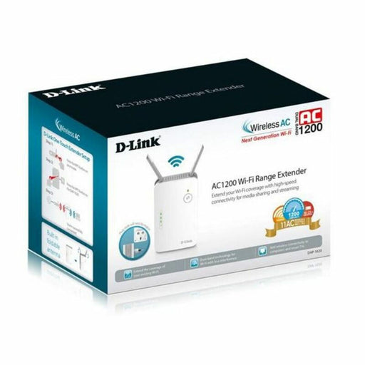 Wi-Fi repeater D-Link DAP-1620 AC1200 10 / 100 / 1000 Mbps White