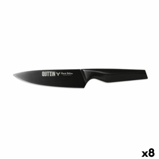 Cuchillo Chef Quttin Black Edition 16 cm (8 Unidades)