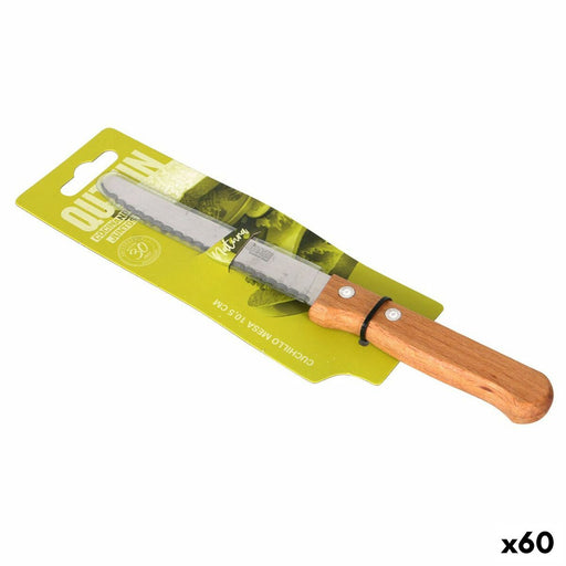 Couteau de table Quttin 49893 10,5 cm Bois 21 cm (60 Unités)