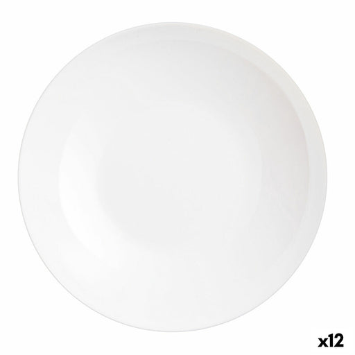 Plate Luminarc Friends Time Multi-use White Glass Ø 26 cm