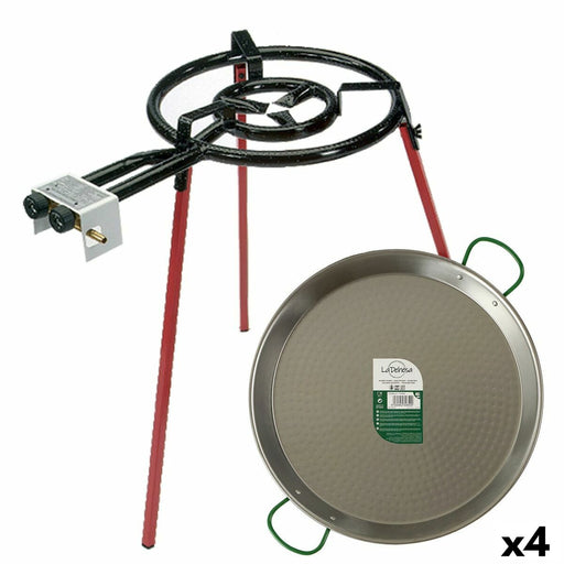 Gas coil Ø 46 cm Set Metal (4 Units)