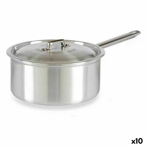 Saucepan with Lid Silver Aluminium 3 L 22 x 12 x 38 cm (10 Units)