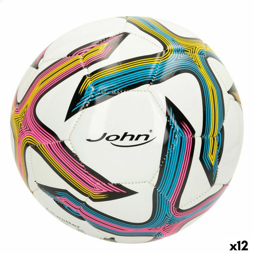 Ballon de Football John Sports Classic 5 Ø 22 cm Simili-cuir (12 Unités)