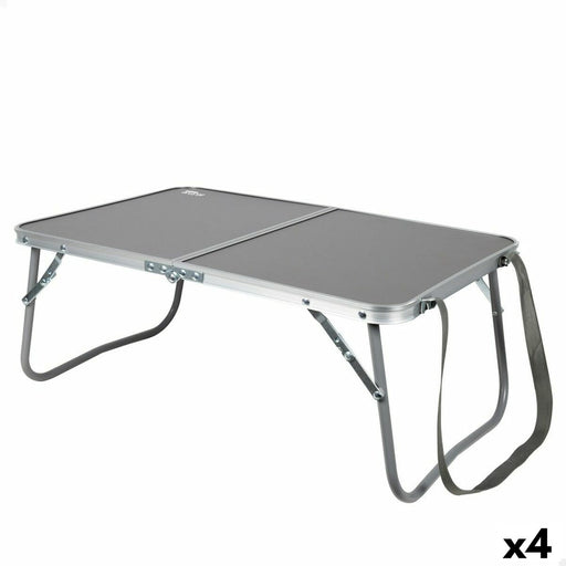 Folding Table Aktive Camping Anthracite 60 x 25 x 40 cm (4 Units)