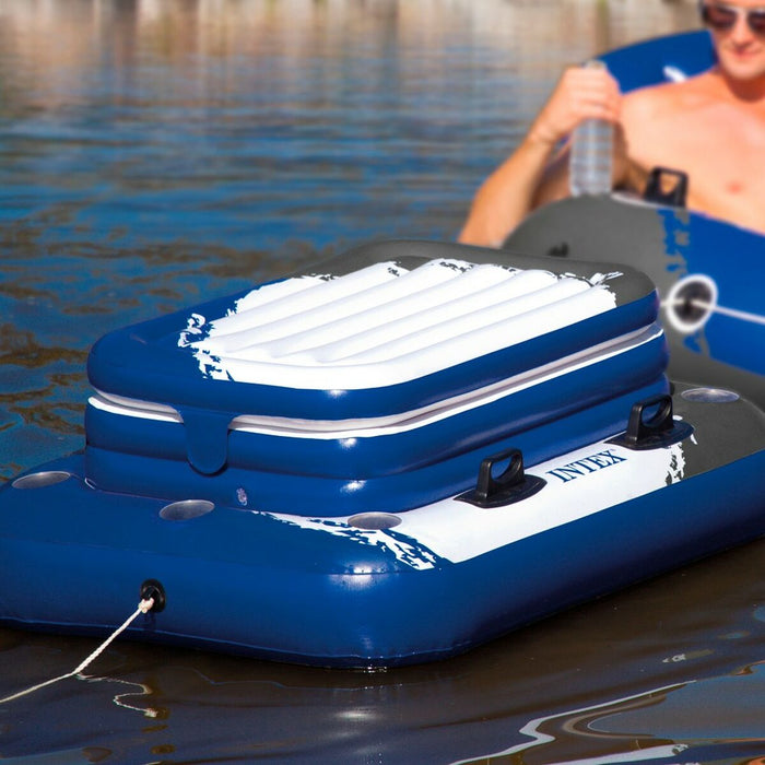 Floating Inflatable Cooler Intex Mega Chill II 122 x 97 x 122 cm (3 Units)