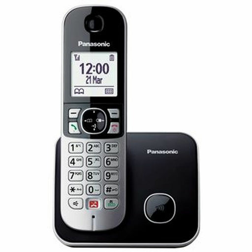 Teléfono Fijo Panasonic KX-TG6852SPB Negro 1,8"