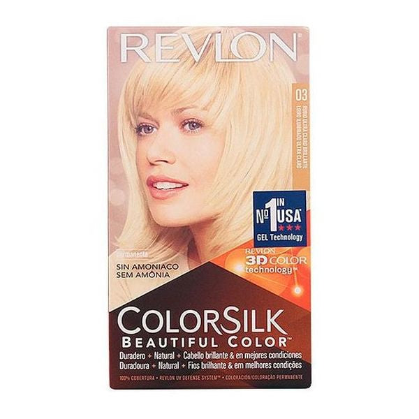 Dye No Ammonia Colorsilk Revlon Ultra light natural blonde