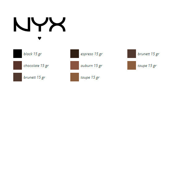 Eyebrow Make-up Fill & Fluff NYX (15 g)